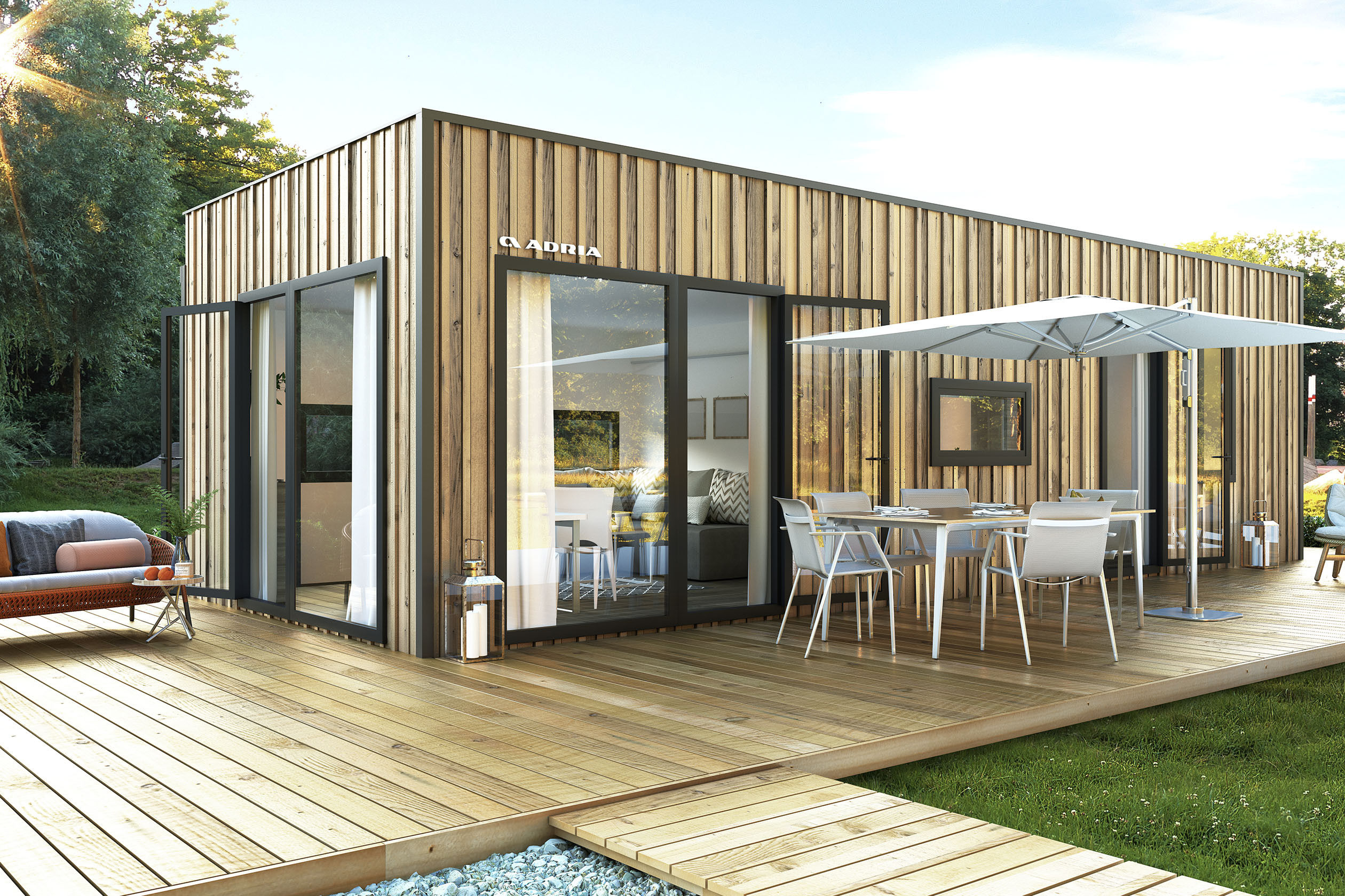 панорамный модульный дом. минидом "бригитта". панорамный модульный дом. частный дом из стекла. модульный дом ultra36.